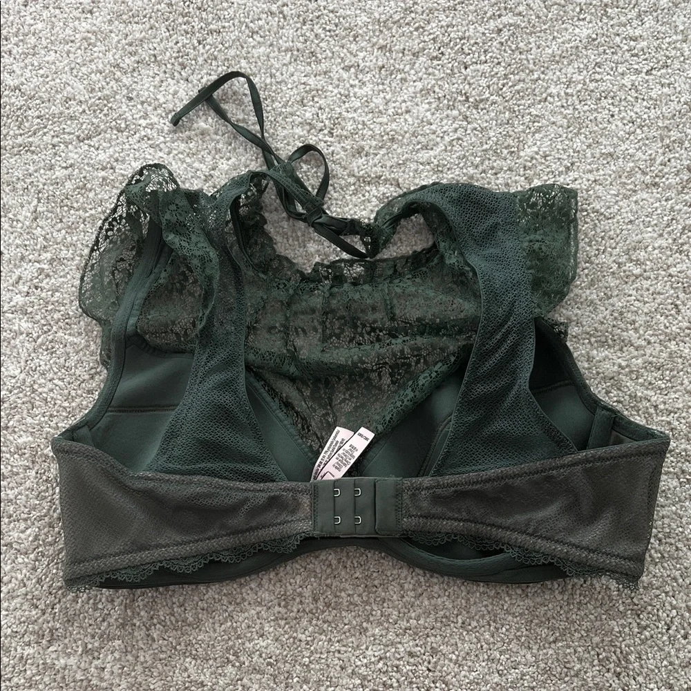 Victoria's Secret Dark Green Lace Bralette - Picture 3 of 5